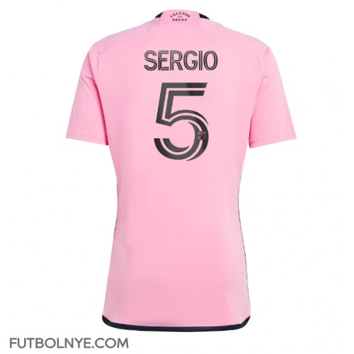 Camiseta Inter Miami Sergio Busquets #5 Primera Equipación 2024-25 manga corta